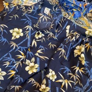 Little boy Hawaiian short set made in Hawaii size 3-4 EUC